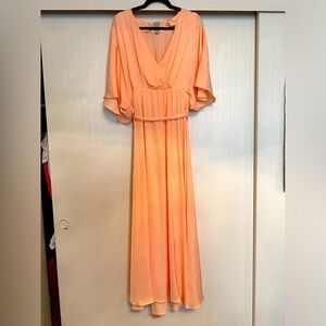 H&M tie belt formal dress